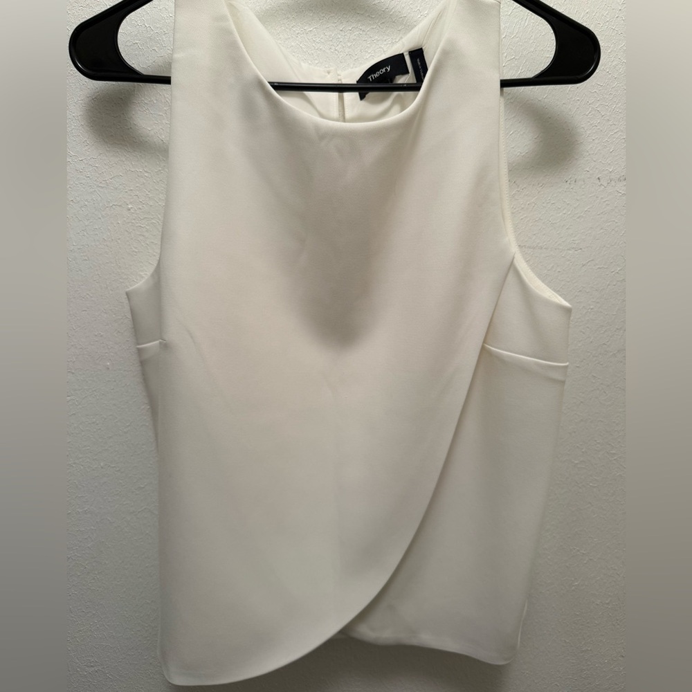 Theory Women's Ivory Tank Top